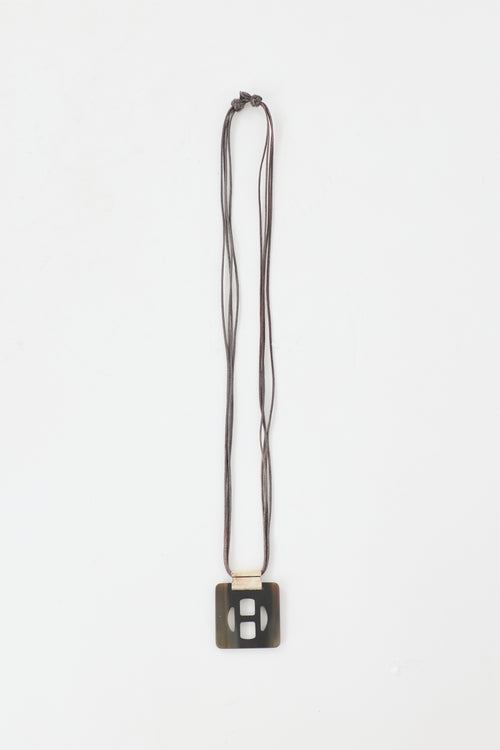 Hermès Horn H Necklace
