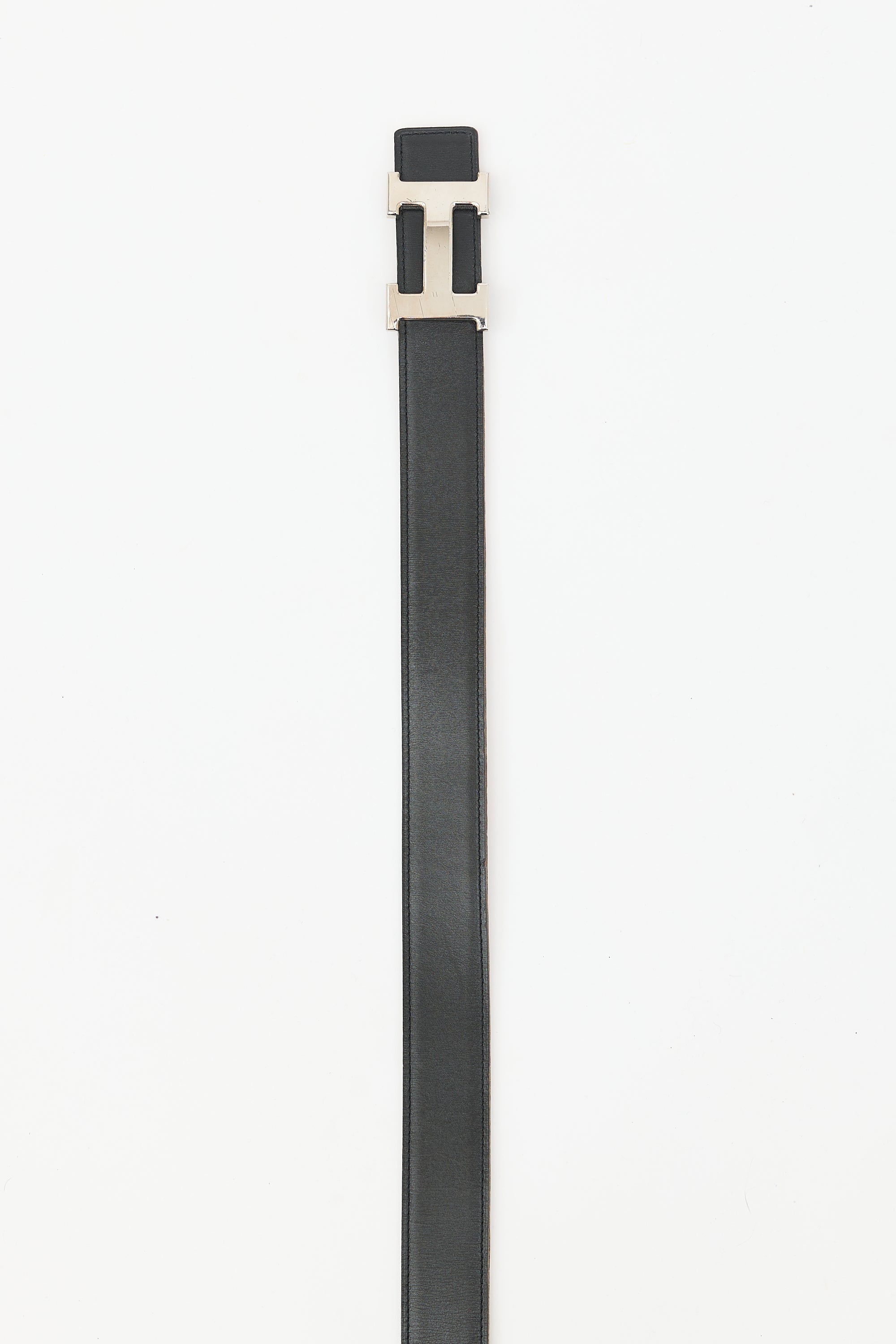 Hermès 2001 Leather Constance Reversible Belt