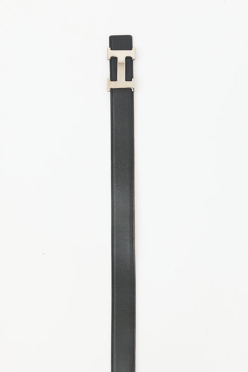Hermès 2001 Leather Constance Reversible Belt