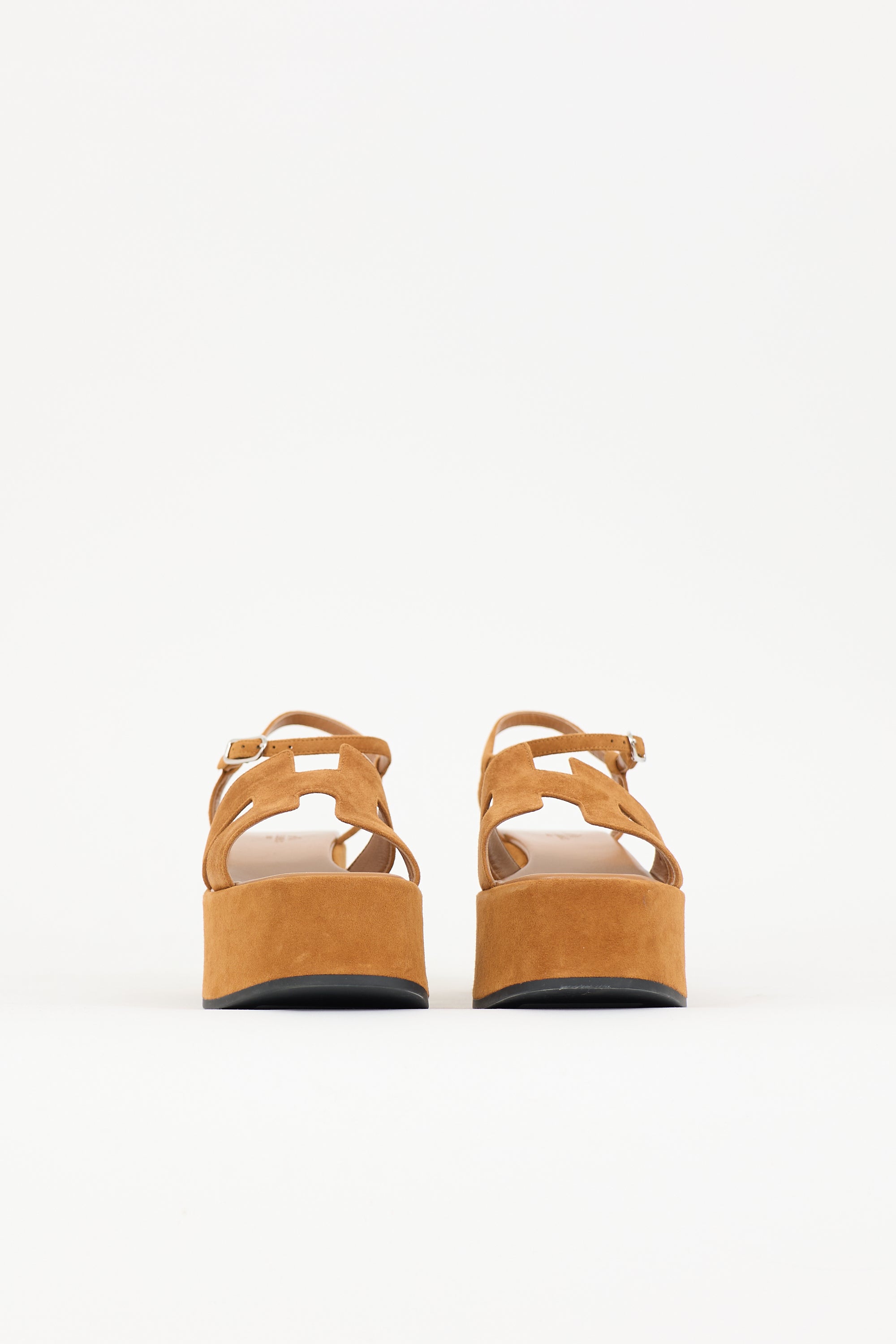 Hermès Suede Jam 30 Sandal