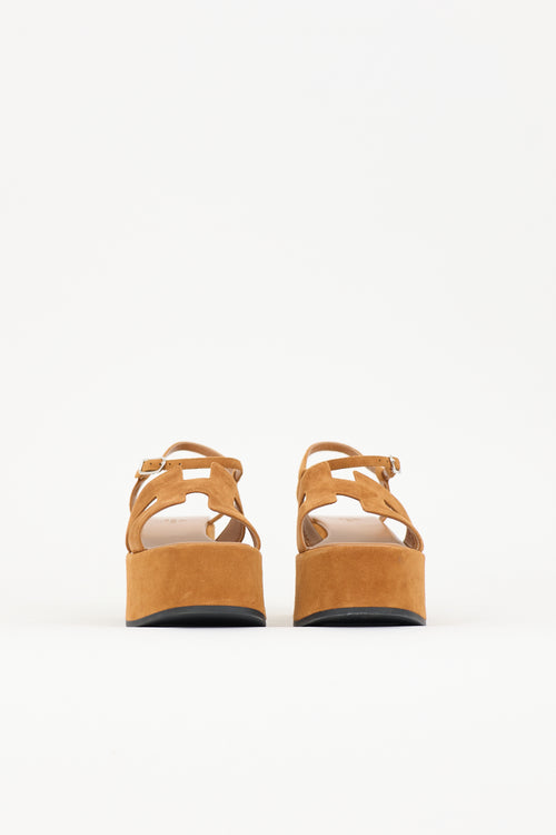 Hermès Suede Jam 30 Sandal