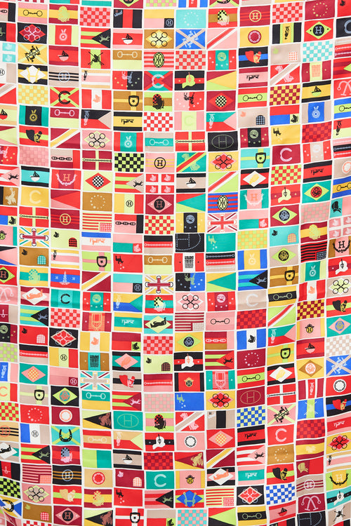 Hermès Silk En Voyage 90 Scarf