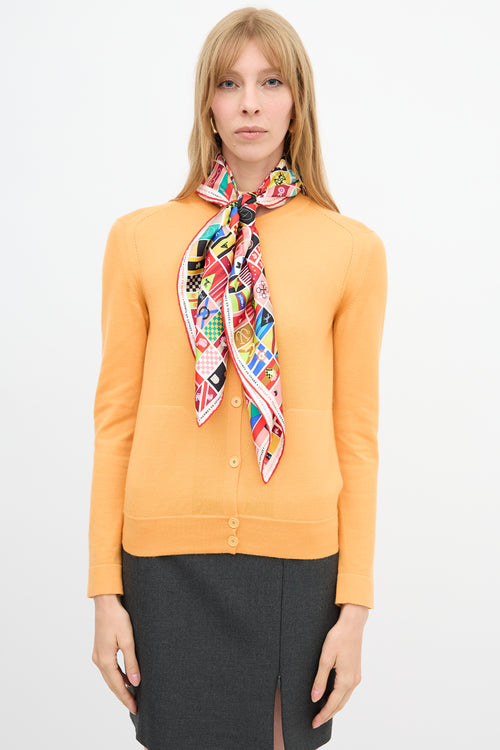 Hermès Silk En Voyage 90 Scarf