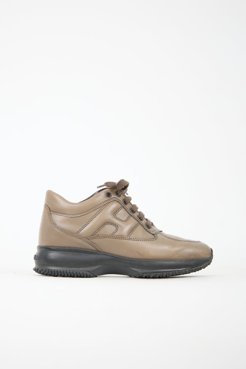 Hogan Leather Interactive Sneaker