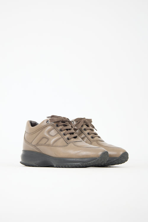 Hogan Leather Interactive Sneaker
