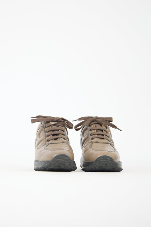 Hogan Leather Interactive Sneaker