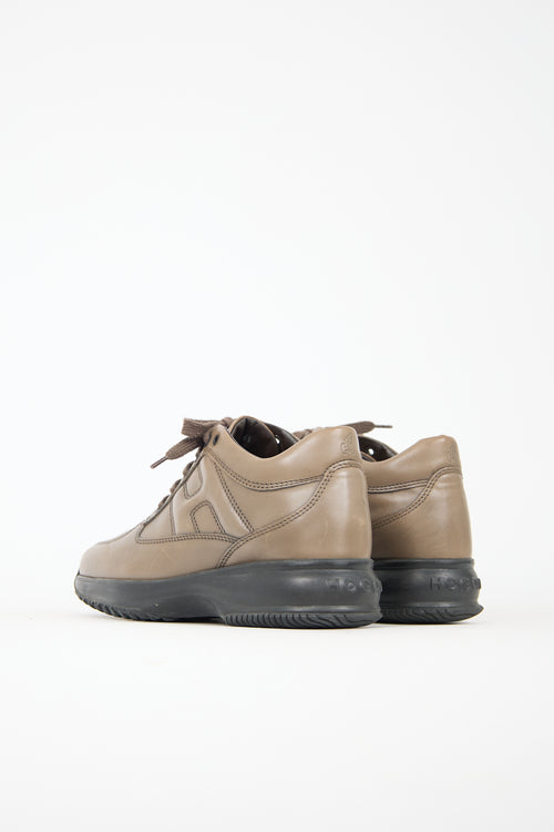 Hogan Leather Interactive Sneaker