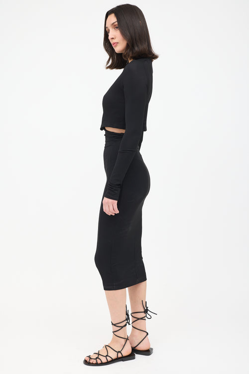 Haider Ackermann Cut Out Waist Dress