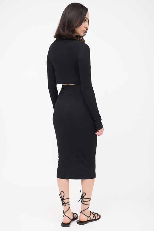 Haider Ackermann Cut Out Waist Dress