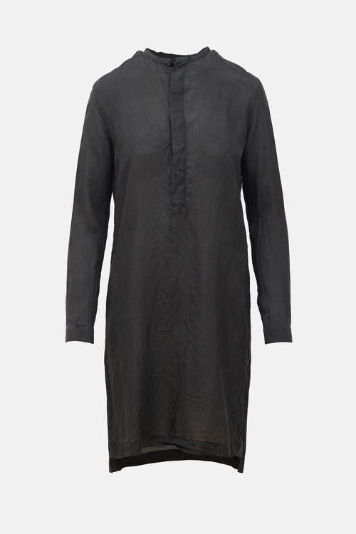 Haider Ackermann Silk Shirt Dress