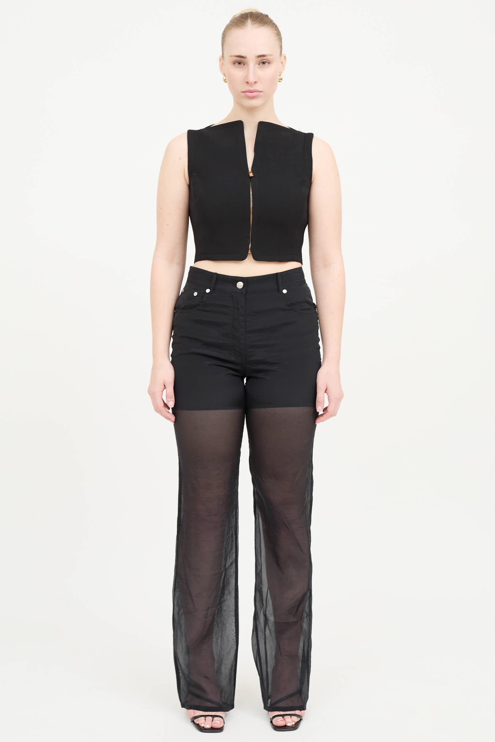 Helmut Lang Sheer Straight Pant