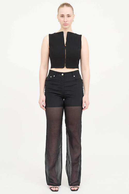 Helmut Lang Sheer Straight Pant