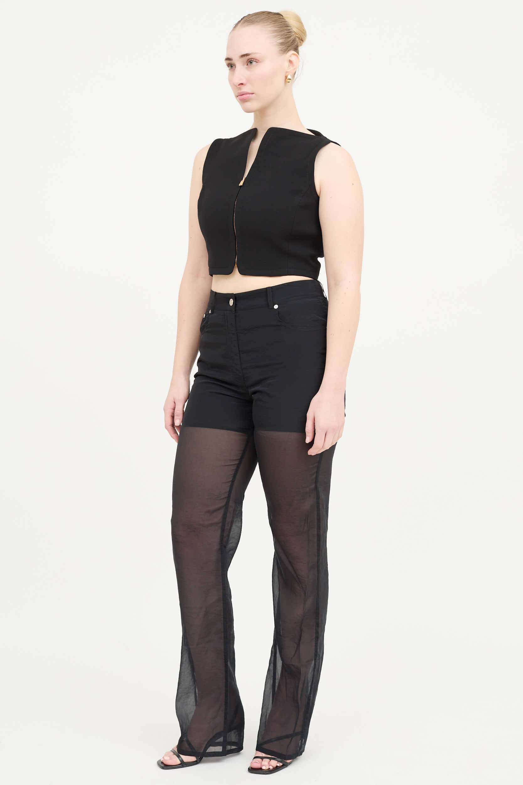 Helmut Lang Sheer Straight Pant