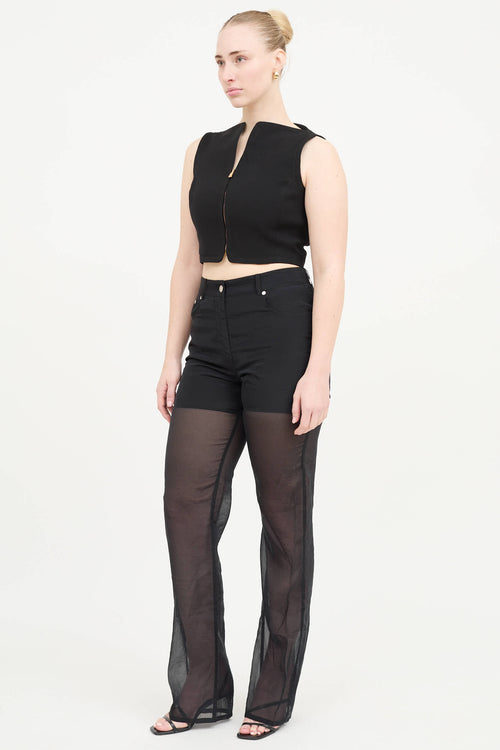 Helmut Lang Sheer Straight Pant