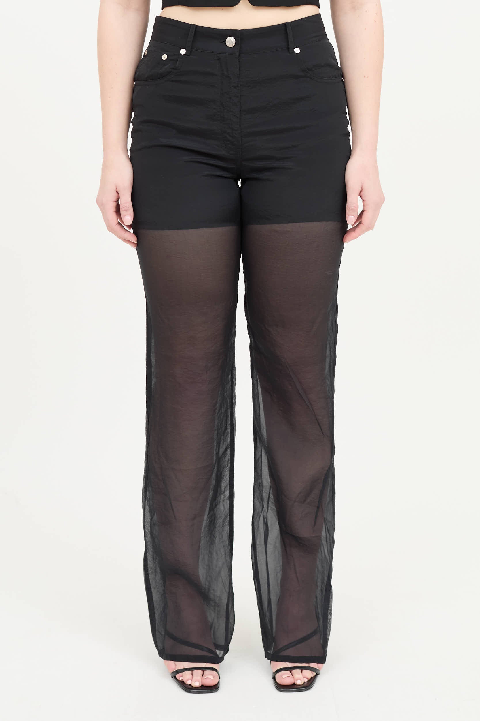 Helmut Lang Sheer Straight Pant