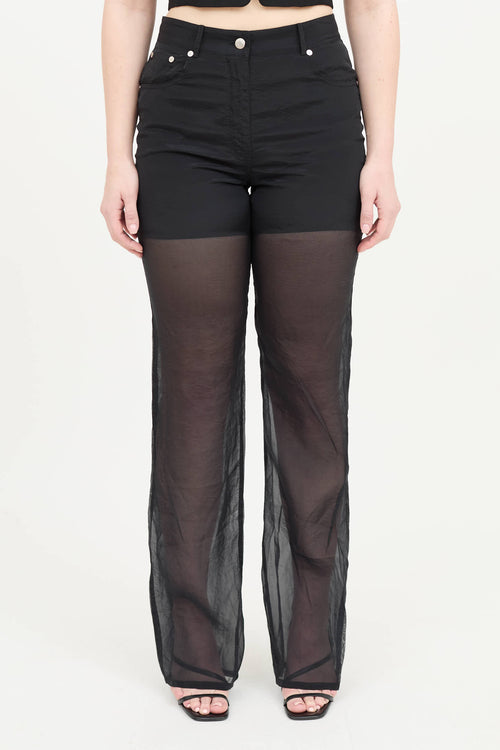 Helmut Lang Sheer Straight Pant