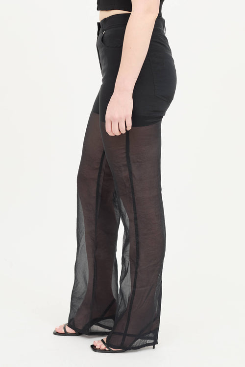 Helmut Lang Sheer Straight Pant