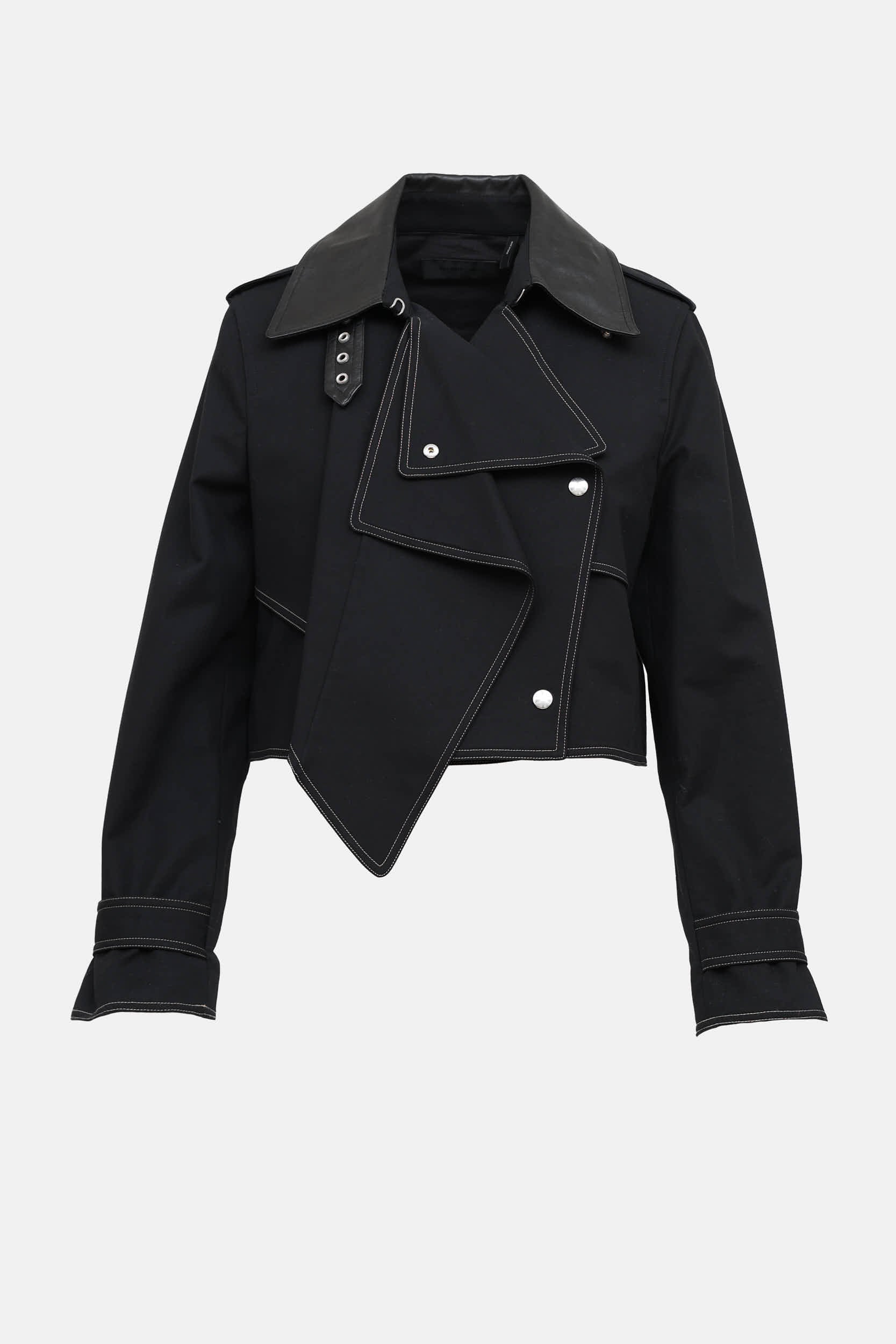 Helmut Lang Cropped Trench Jacket
