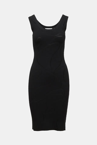 Helmut Lang Knit Patterned Dress