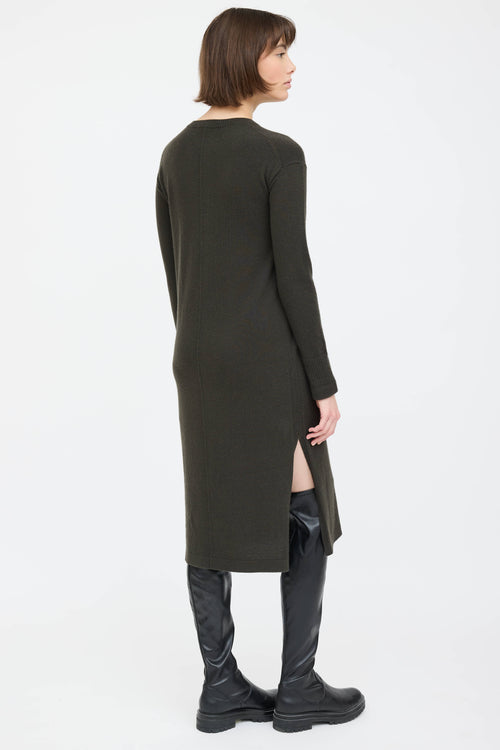 Helmut Lang Cashmere Knit Sweater Dress
