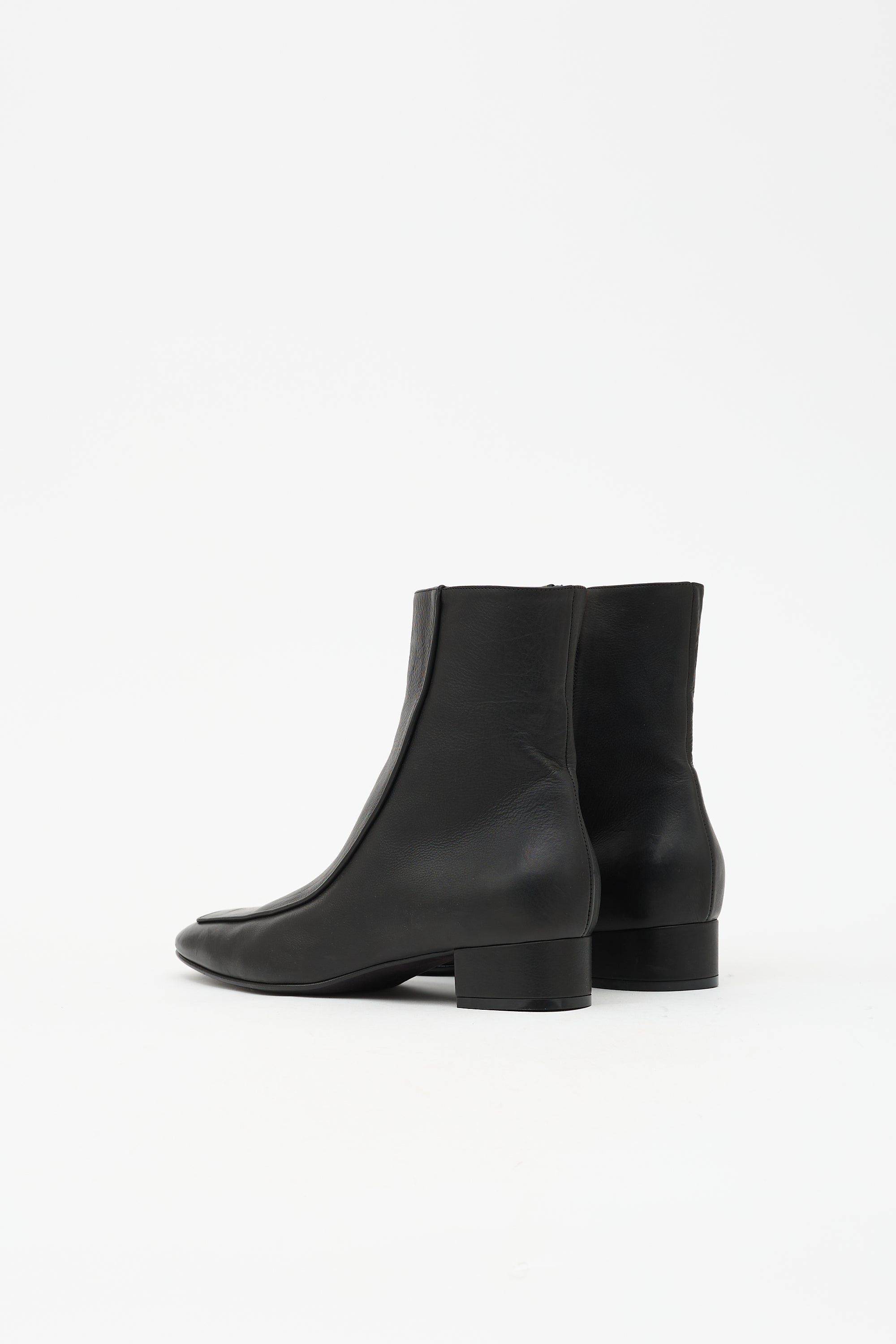 Herbert Levine Leather Shadow Ban Boot