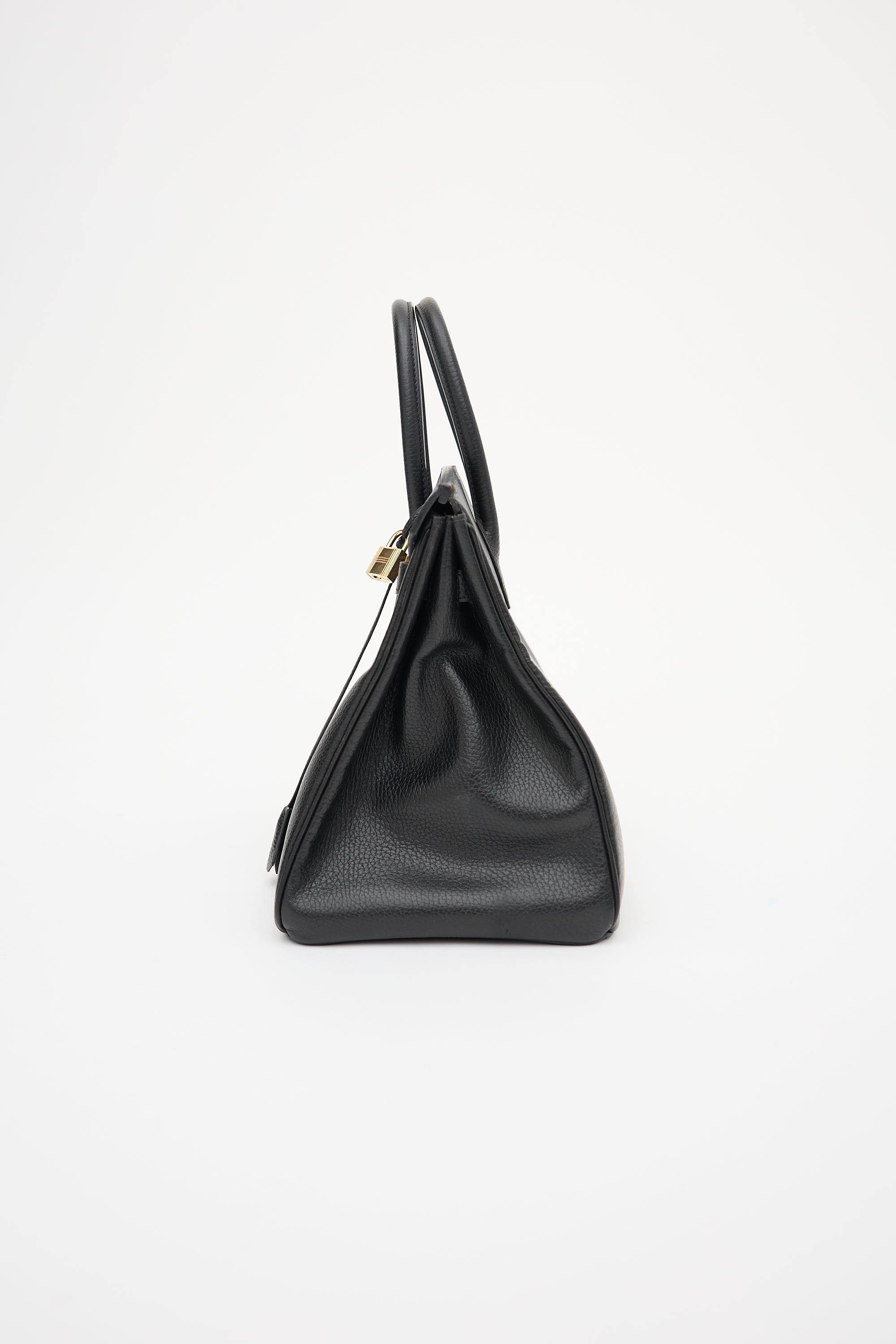 Hermès 1995 Noir Ardennes Birkin 35 Bag