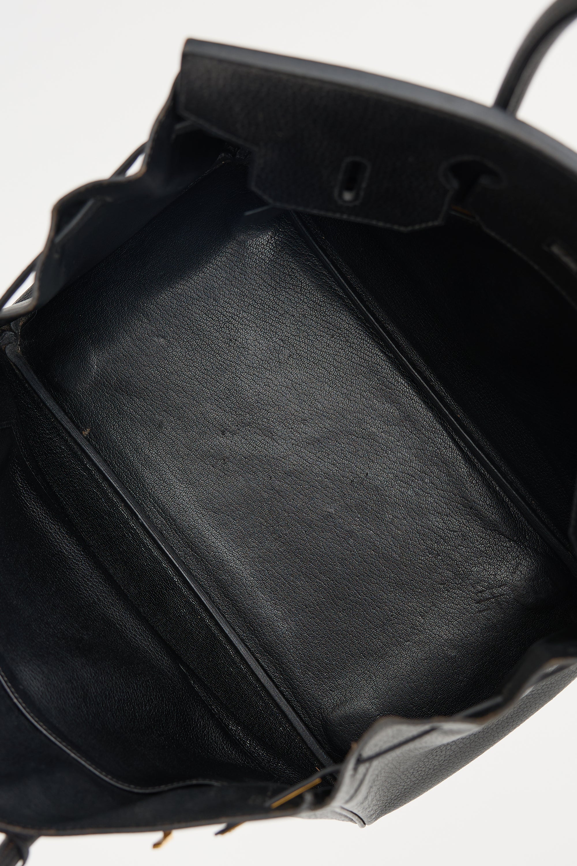 Hermès 1995 Noir Ardennes Birkin 35 Bag