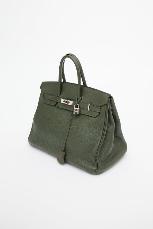 Hermès 2010 Olive Togo Birkin 35 Bag
