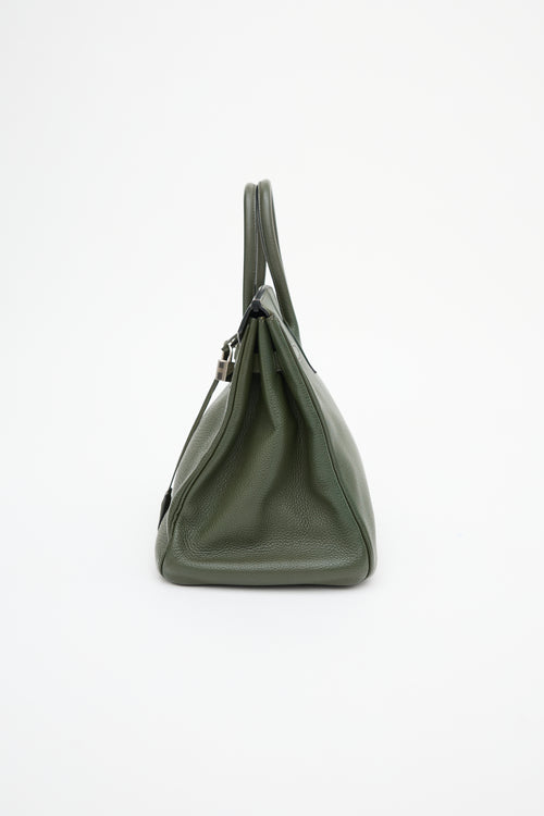 Hermès 2010 Olive Togo Birkin 35 Bag