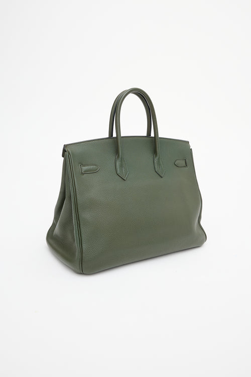 Hermès 2010 Olive Togo Birkin 35 Bag