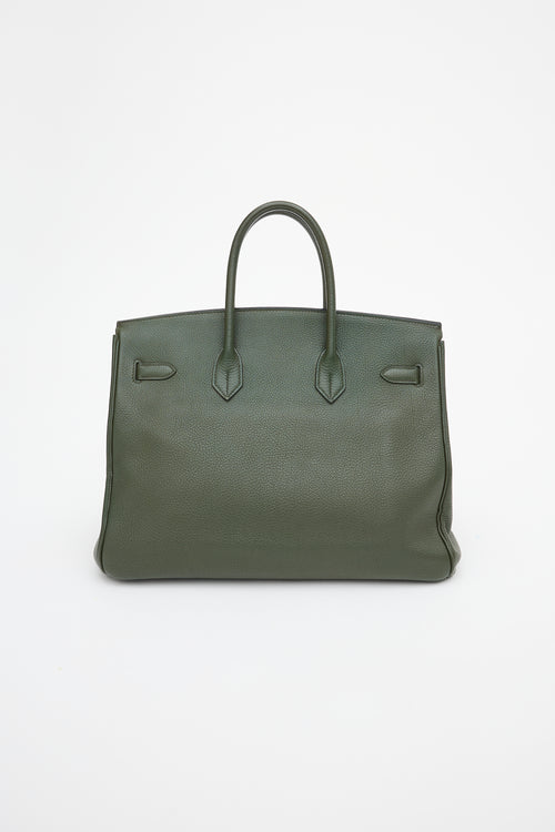 Hermès 2010 Olive Togo Birkin 35 Bag