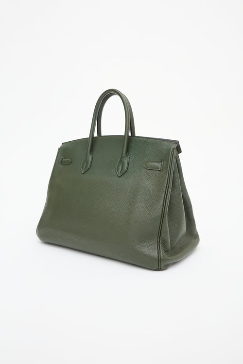 Hermès 2010 Olive Togo Birkin 35 Bag