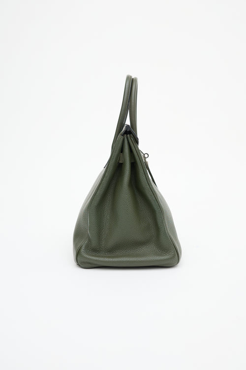 Hermès 2010 Olive Togo Birkin 35 Bag