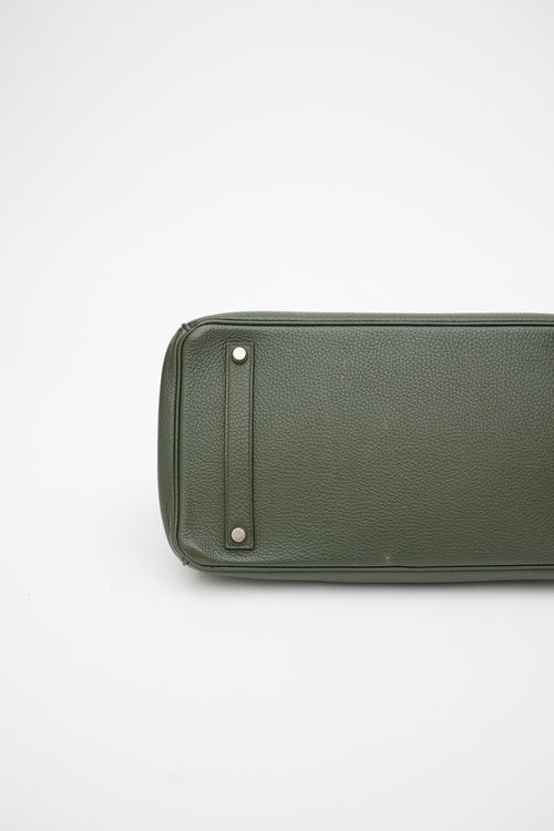 Hermès 2010 Olive Togo Birkin 35 Bag