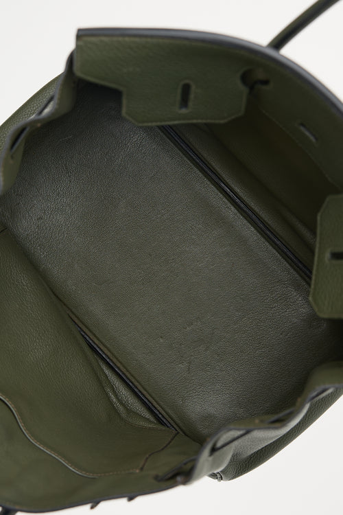 Hermès 2010 Olive Togo Birkin 35 Bag