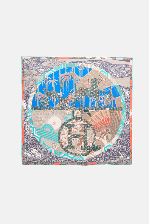 Hermès Silk Ex Libris En Kimonos 90 Scarf