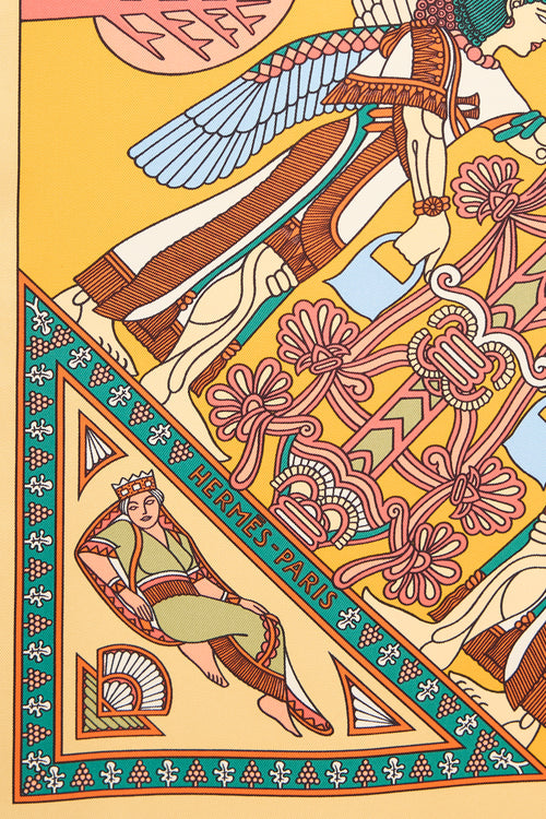 Hermès Silk Persepolis 90 Scarf