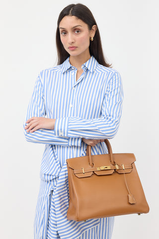 Hermès 1994 HAC Gold Courchevel Birkin 32 Bag