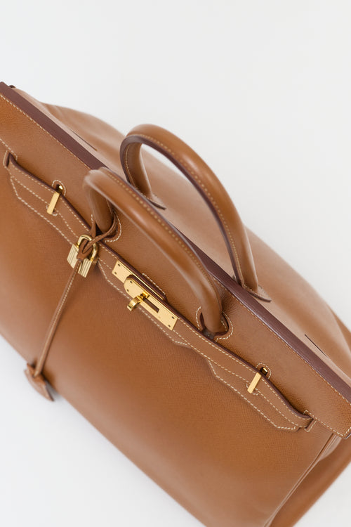 Hermès 1994 Gold Courchevel Birkin 35 Bag