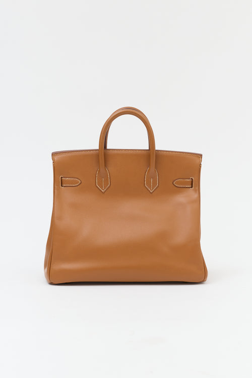 Hermès 1994 HAC Gold Courchevel Birkin 32 Bag