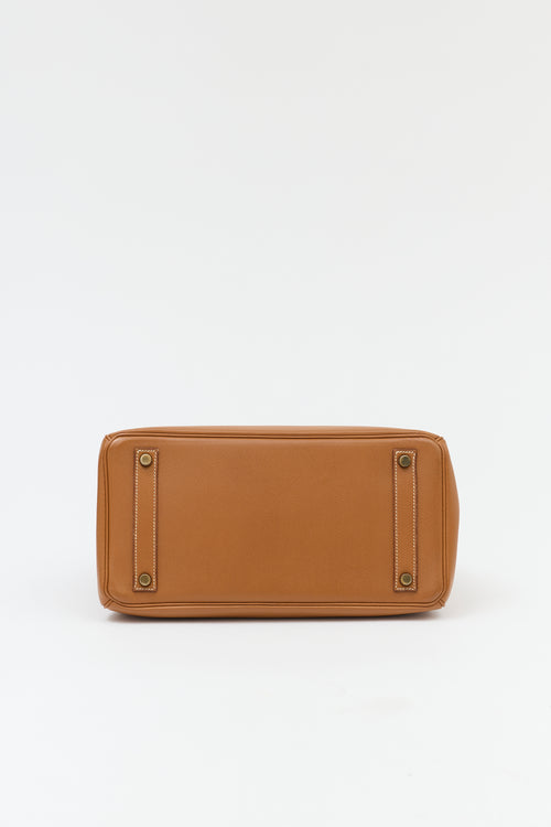 Hermès 1994 HAC Gold Courchevel Birkin 32 Bag