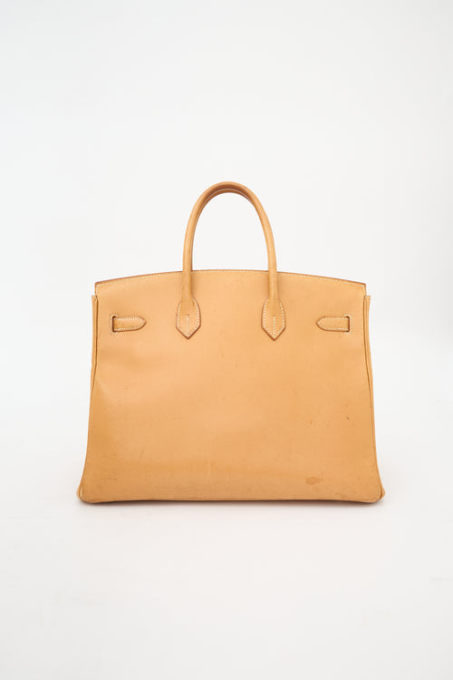 Hermès 2009 Vache Naturelle Birkin 35 Bag