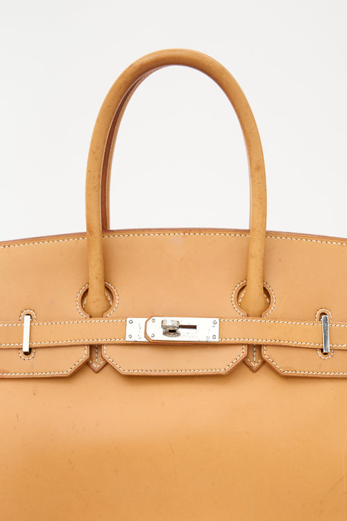 Hermès 2009 Vache Naturelle Birkin 35 Bag
