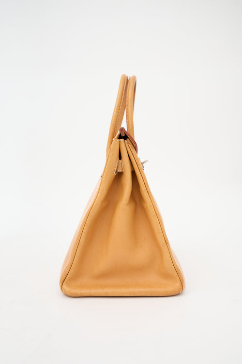 Hermès 2009 Vache Naturelle Birkin 35 Bag