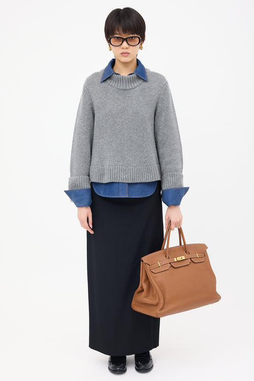 Hermès 2009 Gold Clemence Birkin 40 Bag