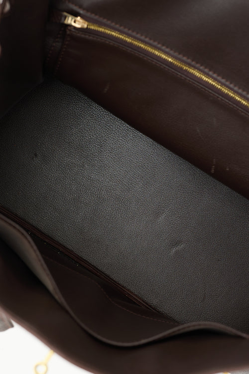 Hermès 2010 Chocolat Epsom Birkin 40 Bag