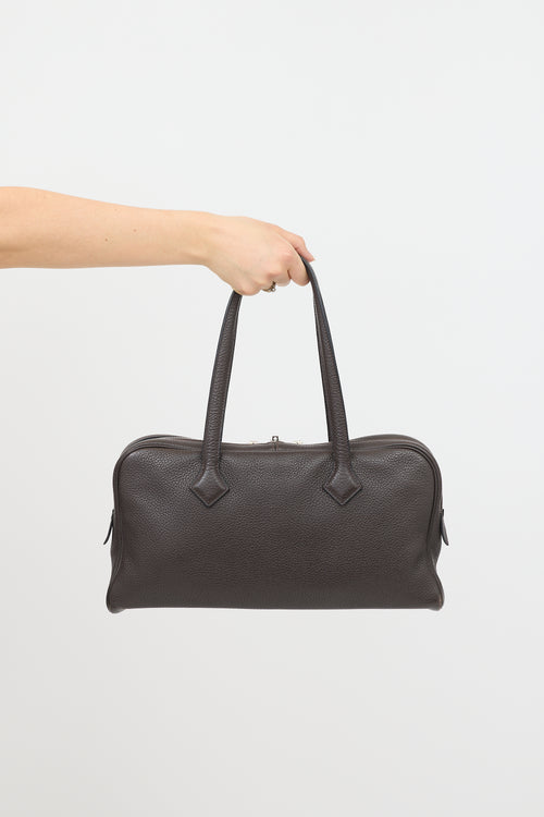Hermès 2011 Ebene Clemence Victoria Elan 38 Bag