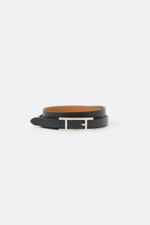 Hermès 2012 Chamonix Leather Hapi 3 Bracelet