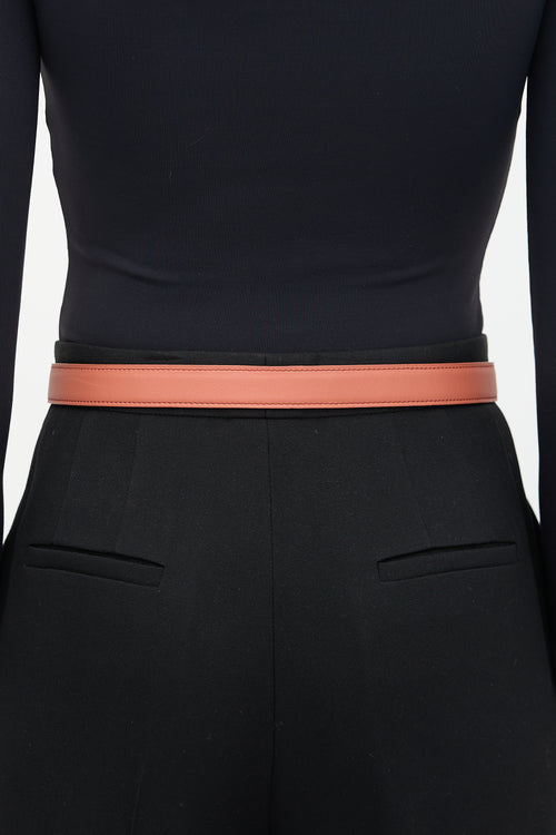 Hermès 2012 Swift & Epsom Leather Reversible Collier De Chien Belt