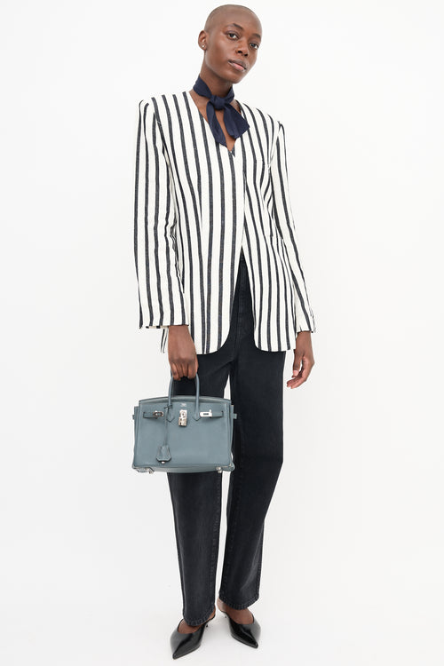 Hermès 2013 Bleu Orage Togo Birkin 25 Bag